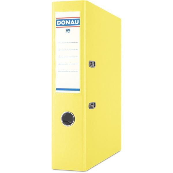 Pákový pořadač Donau Master - A4, 7 cm, žlutý