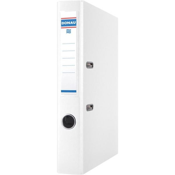 Pákový pořadač Donau Master - A4, 5 cm, bílý