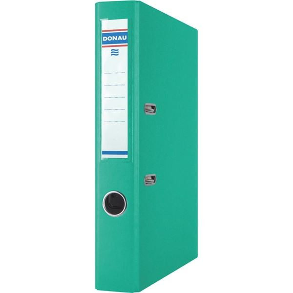 Pákový pořadač Donau Master - A4, 5 cm, tyrkysový