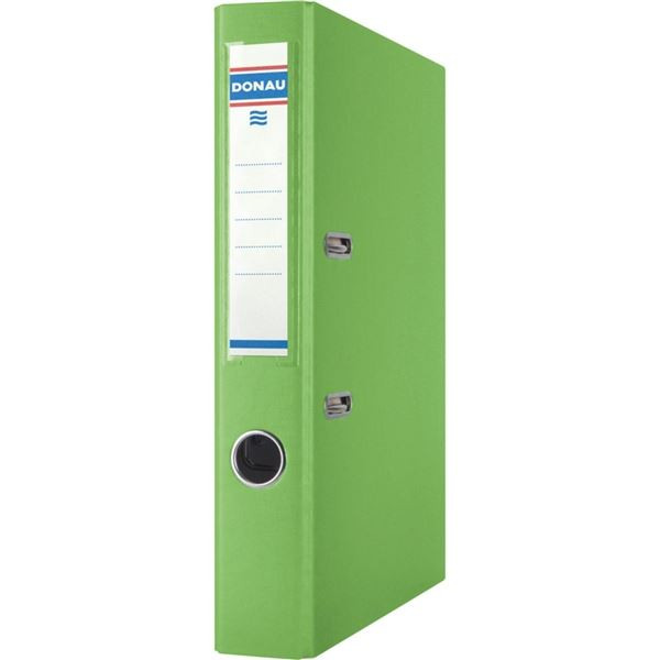 Pák.pořadač Donau Master - A4, 5 cm, světle zelený