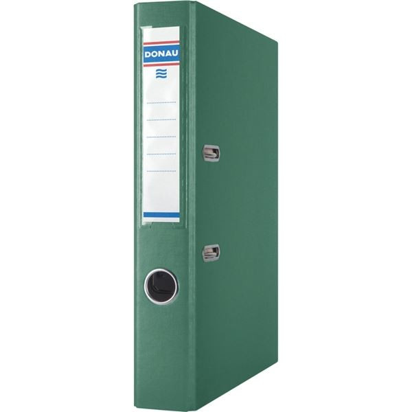 Pákový pořadač Donau Master - A4, 5 cm, zelený