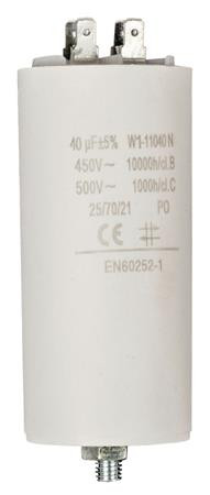 Fixapart W1-11040N - Kondenzátor 450V + Zem Produktové Označení Originálu 40.0uf / 450 v + earth