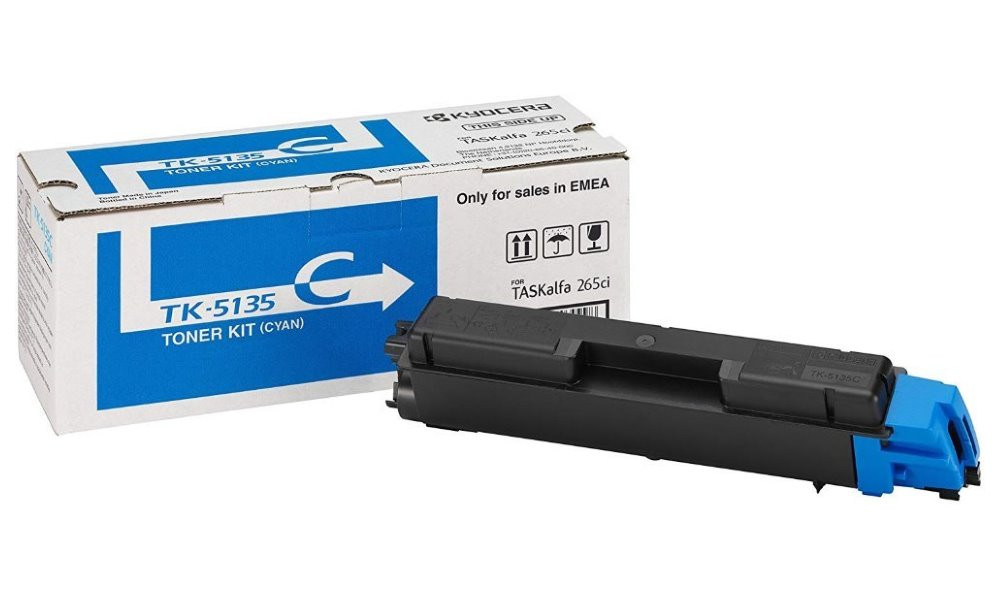 Kyocera toner TK-5135C/ 5 000 A4/ azurový/ pro TASKalfa 265ci