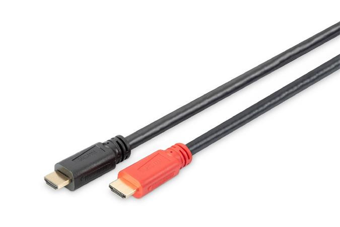 Digitus propojovací kabel s Aktivním zesílením HDMI High Speed Ethernet Ultra HD 24p,  10M