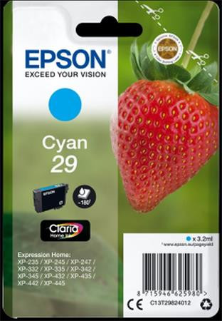 EPSON cartridge T2982 cyan (jahoda) 