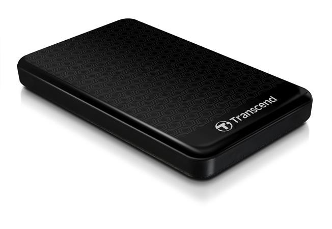 TRANSCEND 2TB StoreJet 25A3, 2.5”, USB 3.0 (3.1 Gen 1) Stylový externí odolný hard disk, černý se vzorem