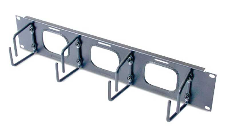 APC Horizontal Cable Organizer 2U w/pass through holes