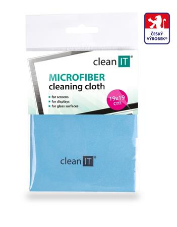 CLEAN IT čistící utěrka z mikrovlákna, malá světle modrá