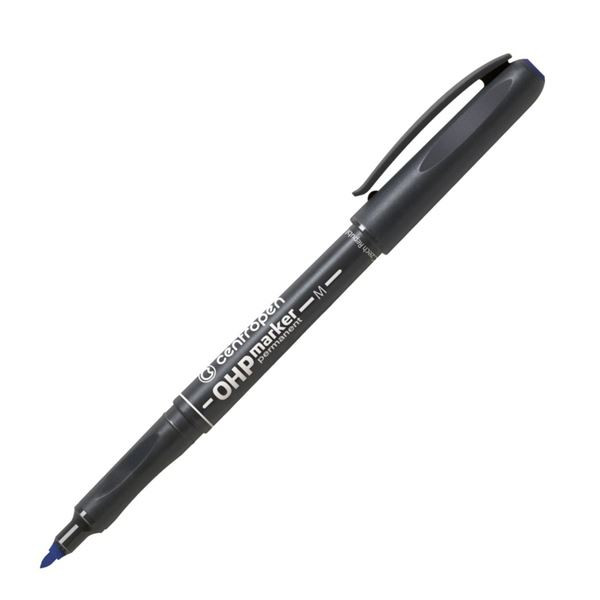Popisovač na fólie Centropen 2637, modrý