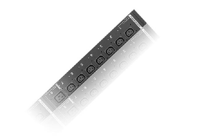 Aten PE6324L 30A/32A 24 výstupů s měřením a přepínáním Nízkoprofilové eco PDU Přívodní kabel IEC60309 1,6m Výstup 21x C13 3x C19