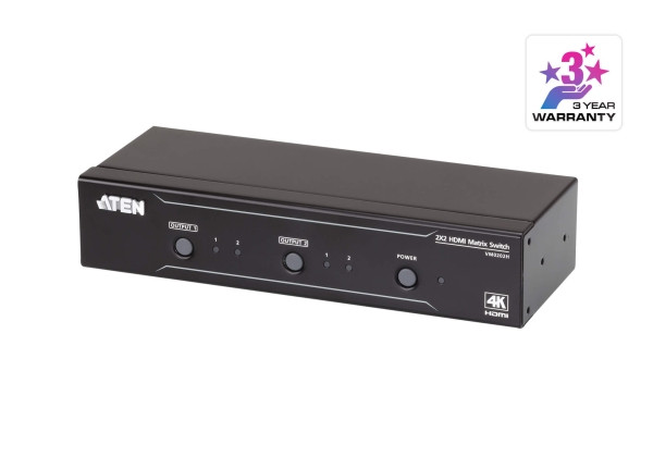 ATEN VM0202H-AT-G 2x2 4K HDMI Matrix Switch