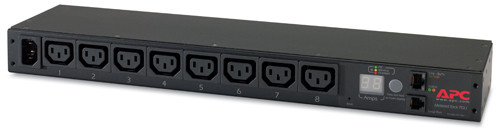 APC Rack PDU, Metered, 1U, 10A/230V, C14 ->(8) C13