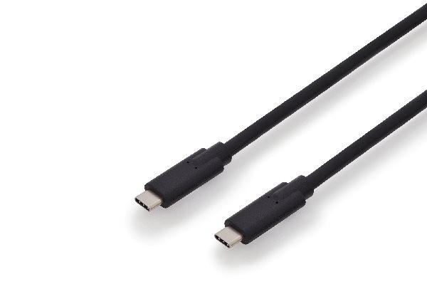 Digitus Připojovací kabel USB typu C, typ C na C M/M, 1,0 m, Gen2, 5A, 10 GB, verze 3.1, CE, bl