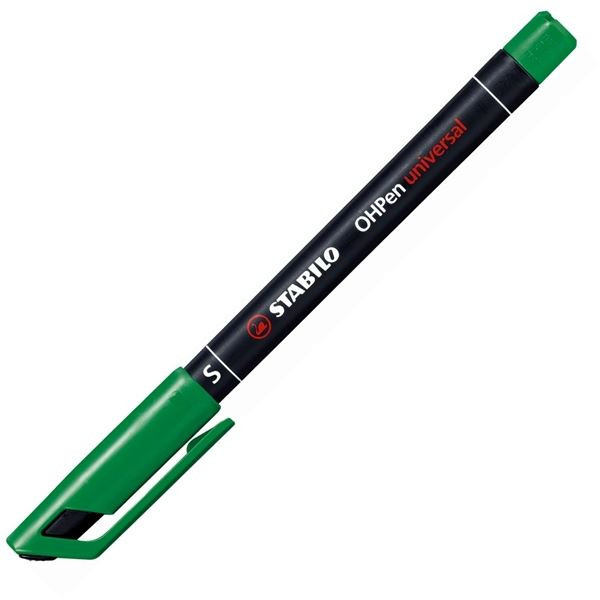 Permanentní popisovač STABILO OHPen 841S, zelený