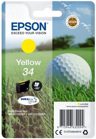 EPSON cartridge T3464 yellow (golfový míček)