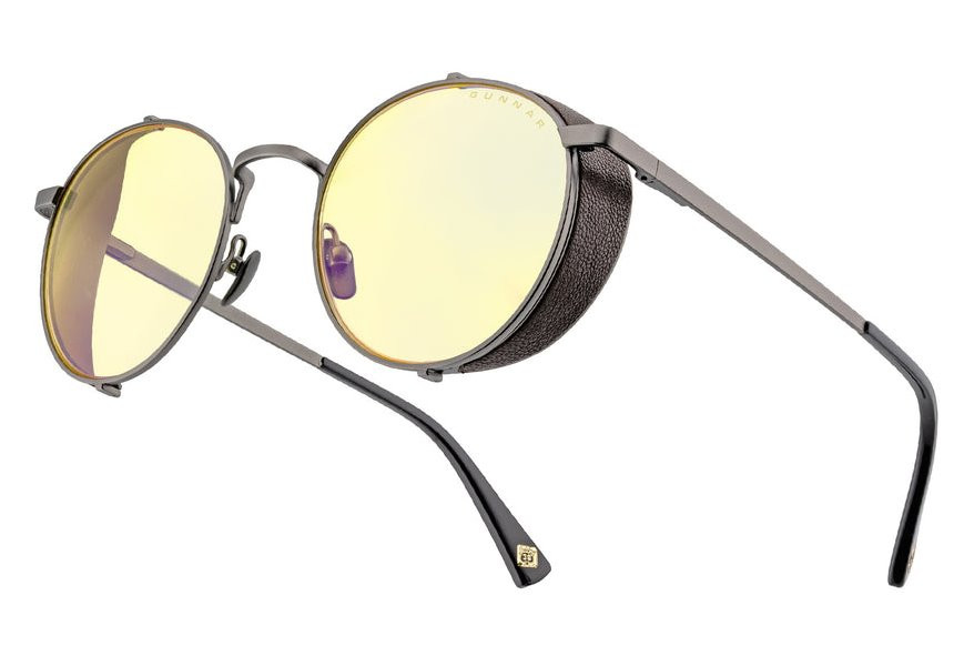 GUNNAR kancelářske/herní brýle FALLOUT LUCKY 38 NEW VEGAS ALLOY* jantarová skla * BLF 65 *  GUNNAR Focus