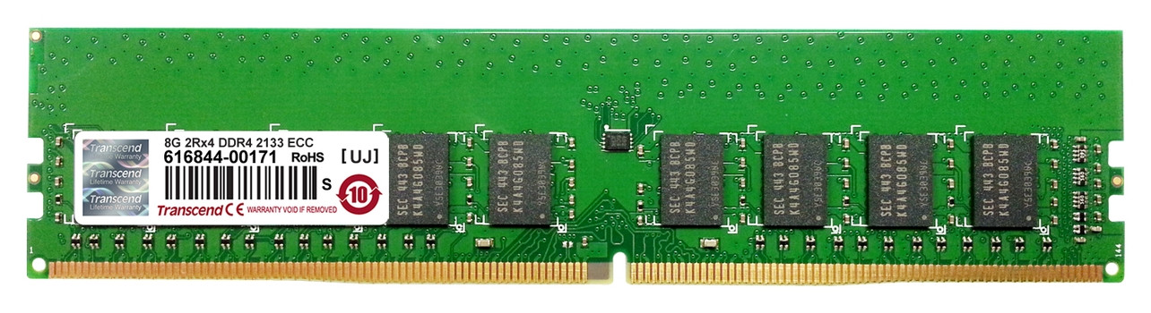 Transcend paměť 16GB DDR4 2133 ECC-DIMM 2Rx8 CL15 