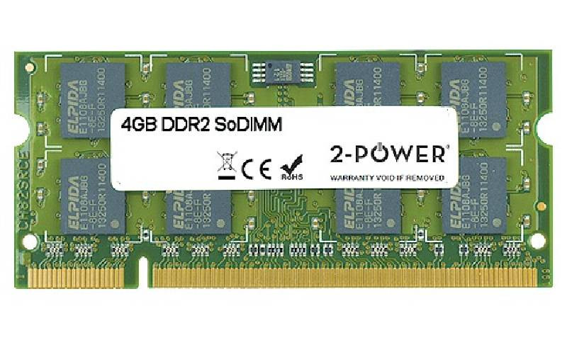 2-Power 4GB PC2-6400S 800MHz DDR2 CL6 SoDIMM 2Rx8 (DOŽIVOTNÍ ZÁRUKA)