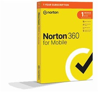 1+1 s 50% slevou NORTON 360 MOBILE 1 uživatel pro 1 zařízení na 1 rok ESD