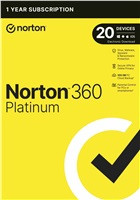 1+1 s 50% slevou NORTON 360 PLATINUM 100GB +VPN 1 uživatel pro 20 zařízení na 1 rok ESD