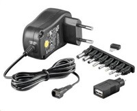 Goobay Univerzální napájecí adaptér 230V/3-12V stejnosměrný 600mA