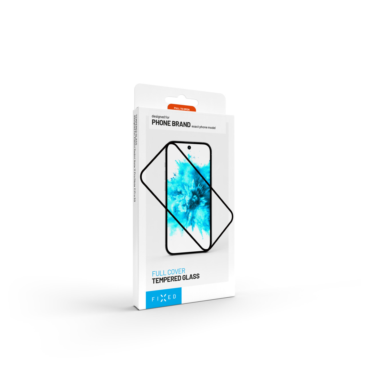 Ochranné tvrzené sklo FIXED Full-Cover pro Infinix Note 40 5G, černé