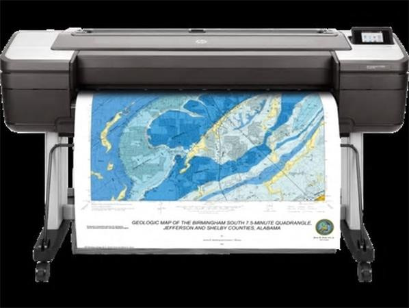 HP DesignJet T1700dr 44-in PostScript Printer - A0