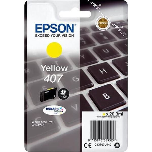 Cartridge Epson 407  - žlutý