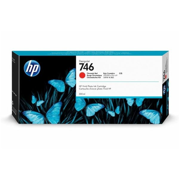 Cartridge HP P2V81A, č.746 - chromová červená