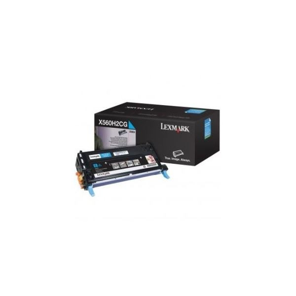 Toner Lexmark X560H2CG, azurový
