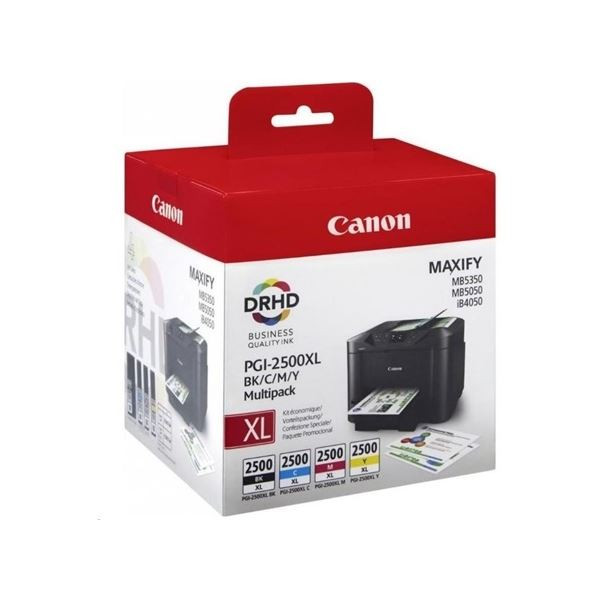 Inkoust Canon PGI-2500XL, multipack, 4 barvy
