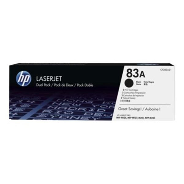 Toner HP CF283AD, černý, dvojbalení