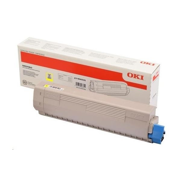 Toner OKI 46443101, žlutý