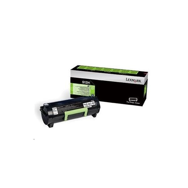 Toner Lexmark 51F2H00, černý