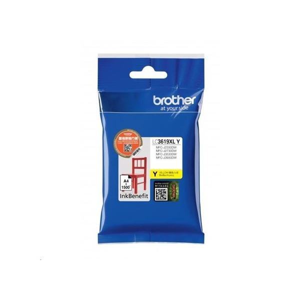 Inkoust Brother LC-3619XLY, žlutý