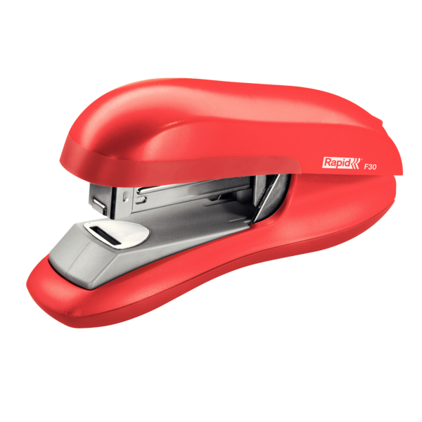 Rapid stolní sešívačka F30 s ploch. sešíváním, 30 listů, světle červená