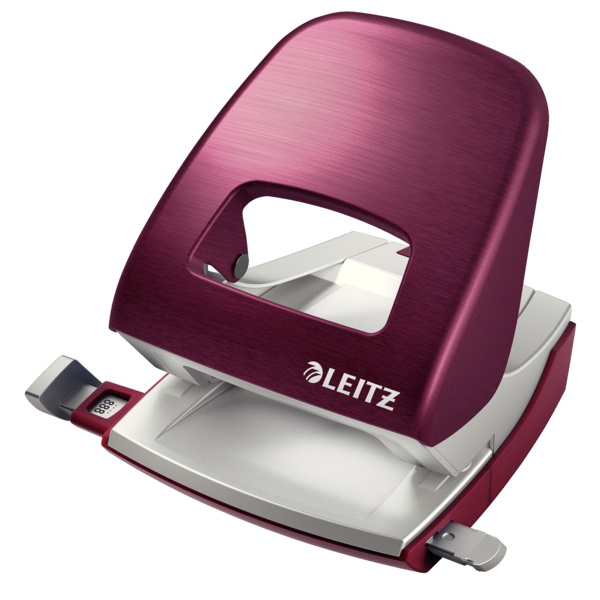 LEITZ Stolní děrovačka  NeXXt STYLE 5006, granátově červená