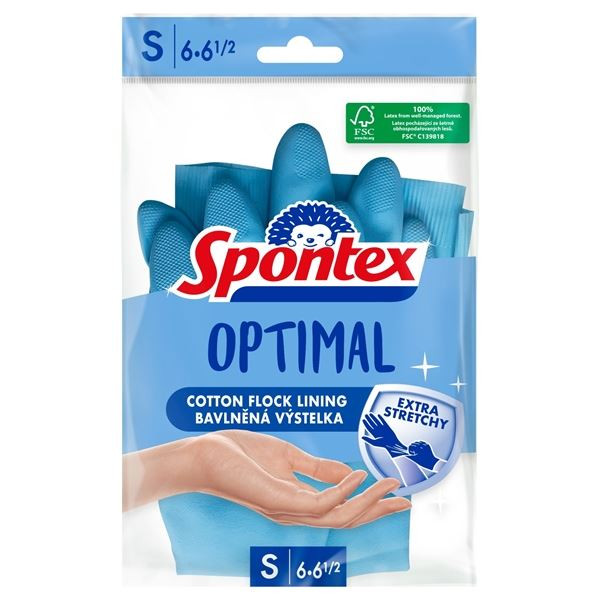 Gumové rukavice Spontex - S