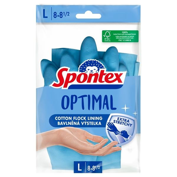 Gumové rukavice Spontex -   L