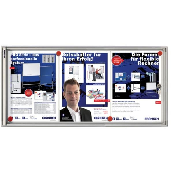 Magnetická vitrína Franken, 3 x A4