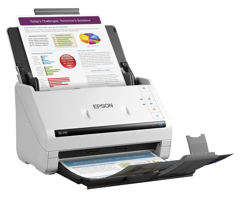 Epson skener WorkForce DS-770/ Dokumentový A4/ 600dpi/ DADF/ USB