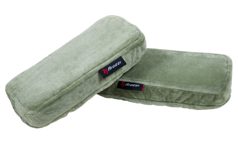 AROZZI Memory Foam Armrest Pads/ náhradní područky pro herní židle/ paměťová pěna/ mechově zelené