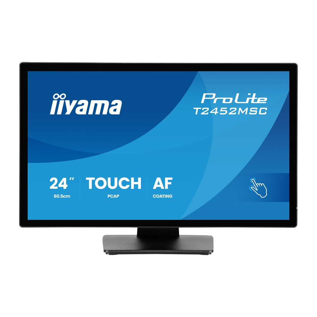24" LCD iiyama T2452MSC-B2-IPS,FHD,10P