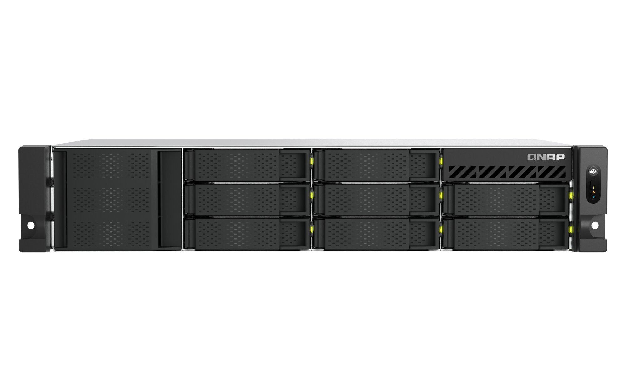 QNAP TS-h1073BXeU-RP-8G (Ryzen V1780B, ZFS, 8GB RAM, 8x SATA + 2x E1.S, 2x 2,5GbE, 2x 10GbE)