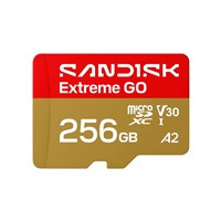 SanDisk micro SDXC karta 256GB Extreme GO (240 MB/s , UHS-I U3 V30)