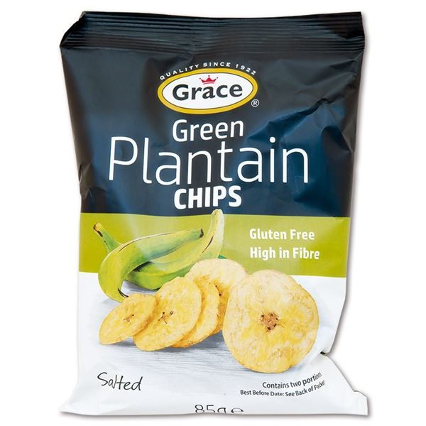 Solené banánové chipsy, bez lepku, 85 g