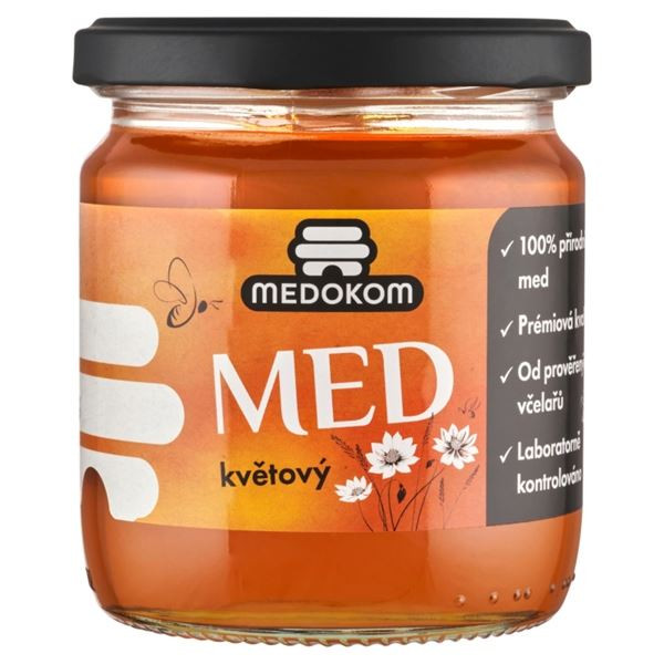 Med Medokom - květový, ve sklenici, 500 g