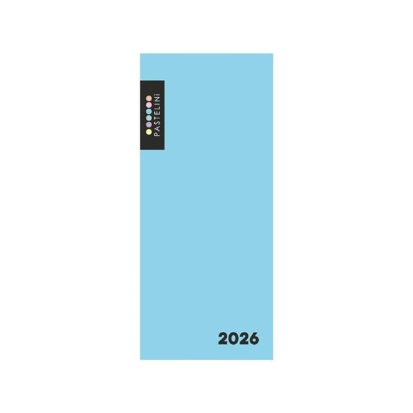 Diář týdenní PVC Pastelini modrá 2027