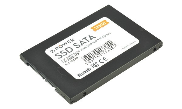 2-Power SSD 128GB 2.5" SATA III 6Gbps  (Read 500MB/s, Write500MB/s) 3 YEARS WARANTY