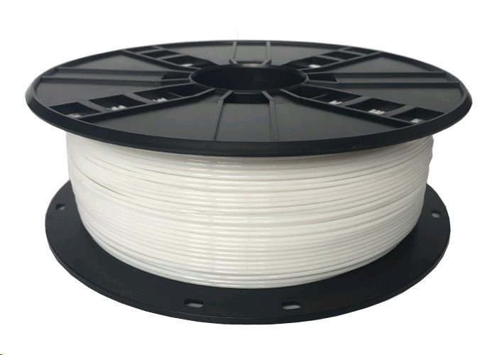 GEMBIRD Tisková struna (filament), PETG, 1,75mm, 1kg, bílá
